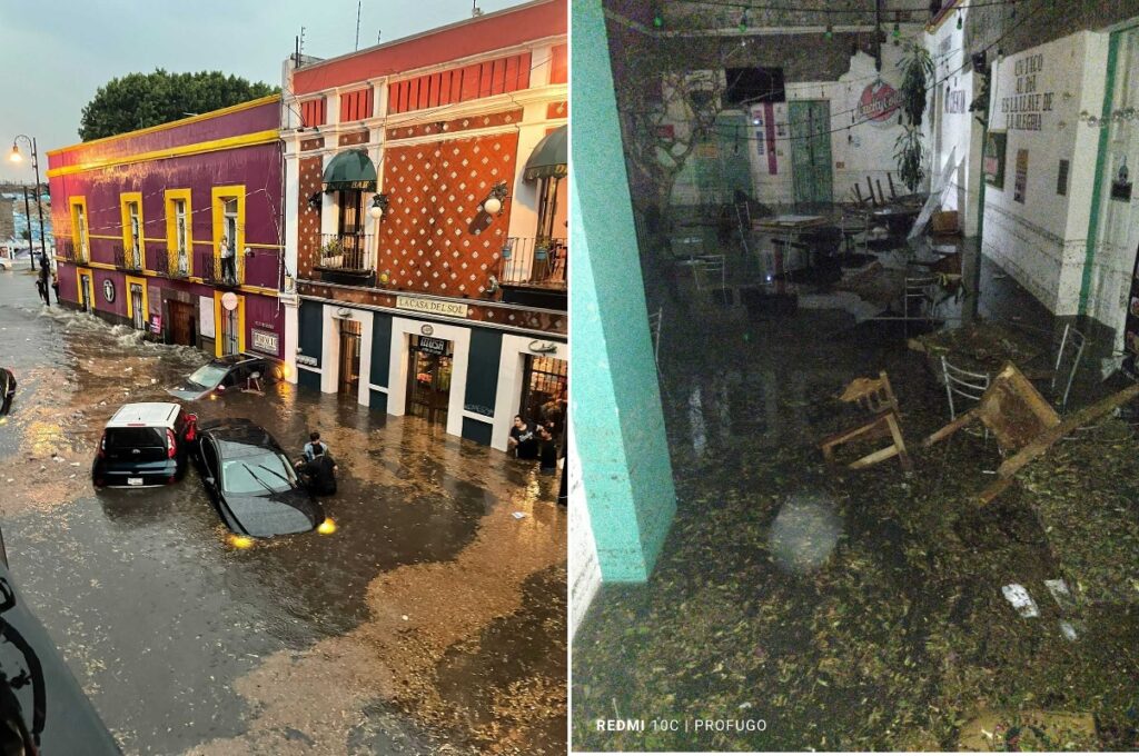 VIDEO: Tras inundación en Puebla, negocios de La Herencia 811 resultan con pérdidas totales