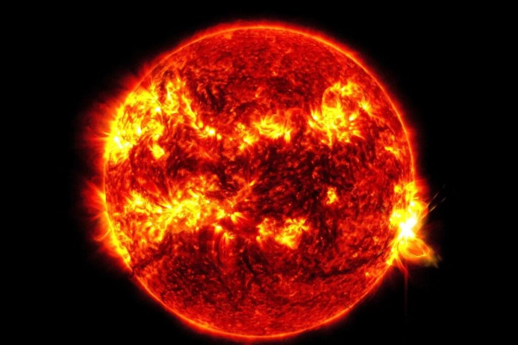 llamarada solar más grande