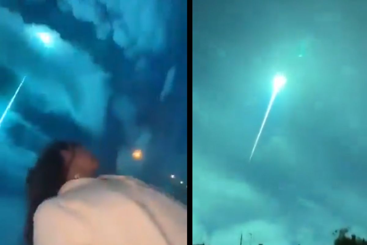 ¿Qué fue lo que iluminó los cielos de España y Portugal? (VIDEOS) 1 meteorito España y Portugal