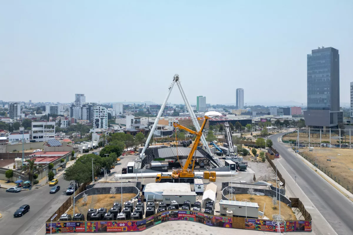 montaje de la Estrella de Puebla Sendela 2