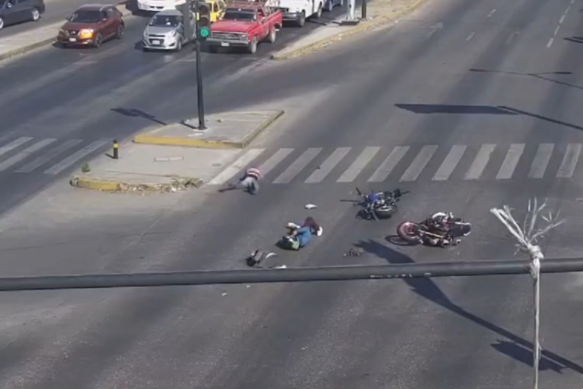 motos chocan colonia Villa Verde