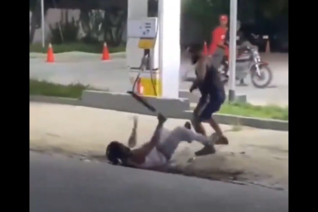 pelea a machetes en República Dominicana