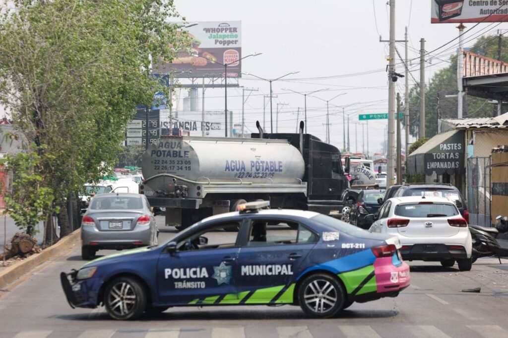 piperos de puebla caos vial