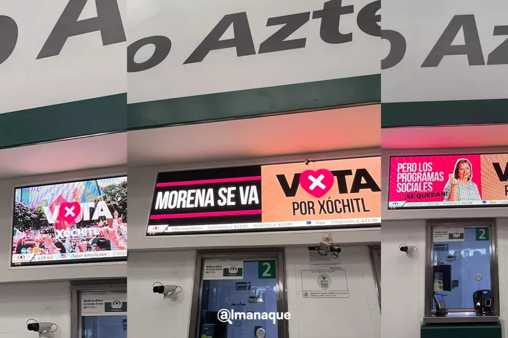 portada Xochitl Galvez banco azteca