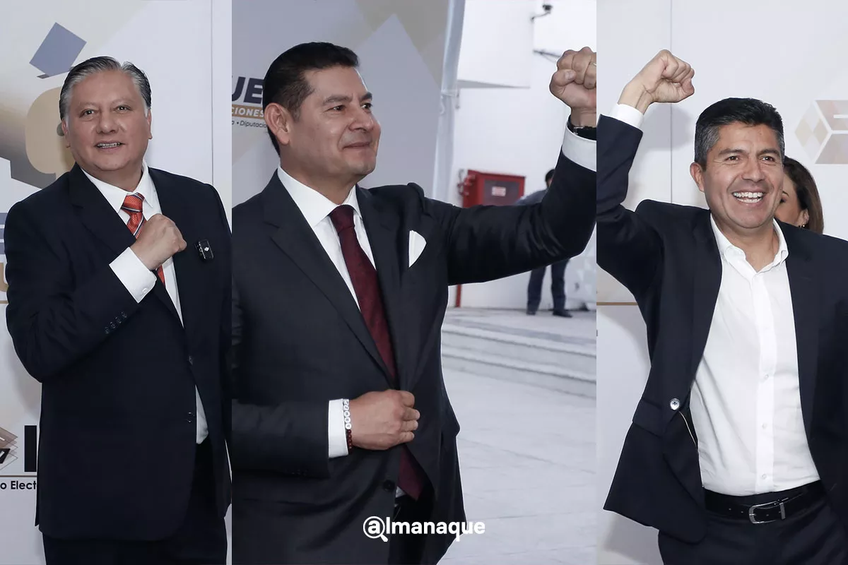 Duelo de ataques en el debate a gobernador: Armenta ratifica y Lalo Rivera endurece su postura 1 portada debate puebla candidatos debate