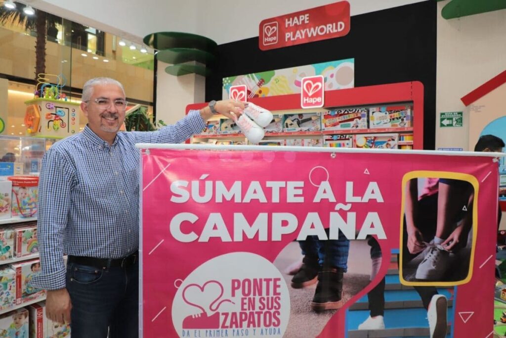 Ponte en sus zapatos campañana de donación