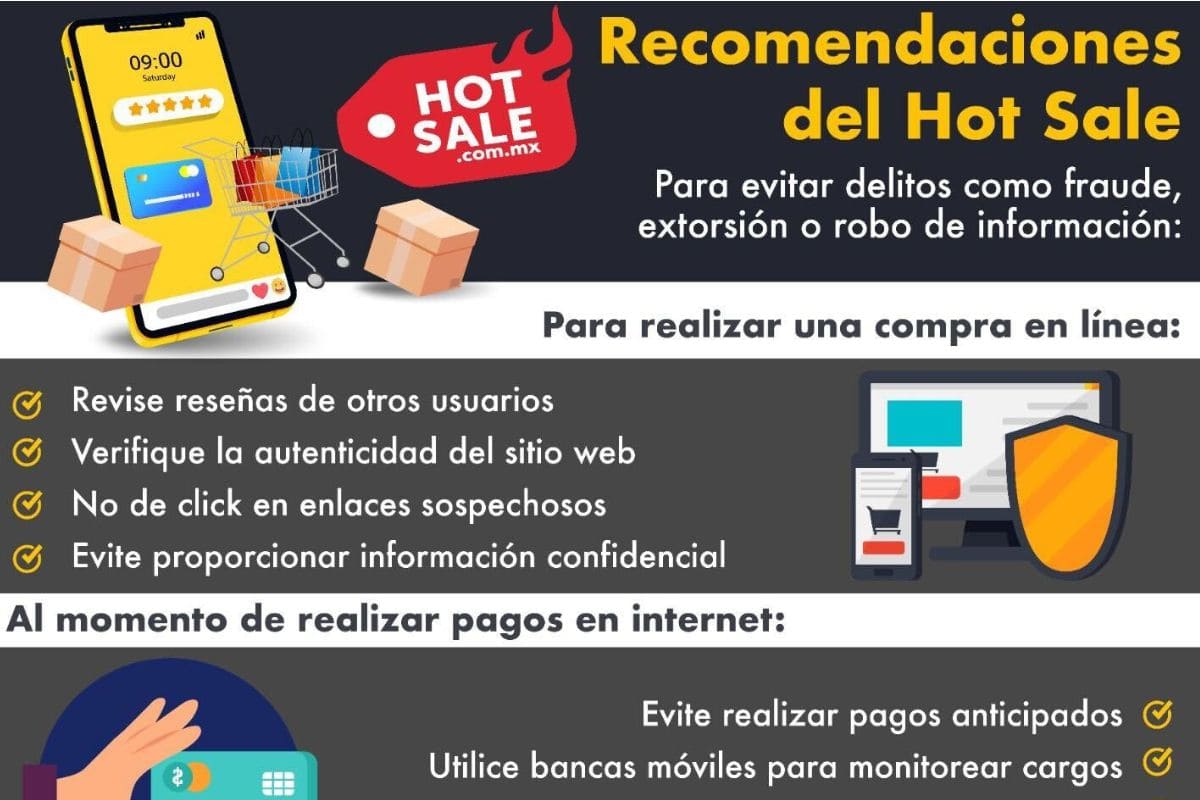 Emite policía de San Andrés Cholula recomendaciones para evitar fraudes durante el Hot Sale 2024 1 recomendaciones por el Hot Sale 2024