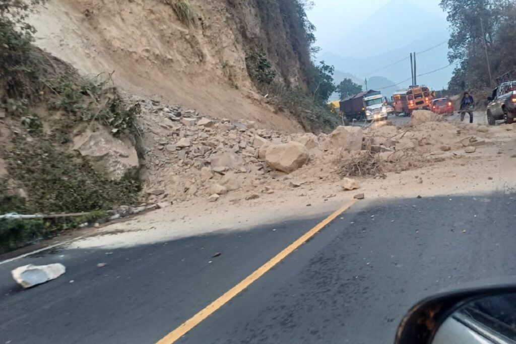 sismo en Ruta Cito Zarco