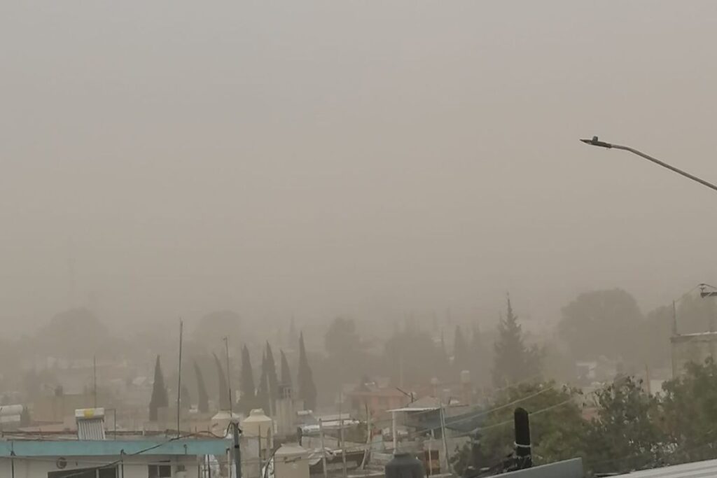 tormenta de polvo en puebla 2024