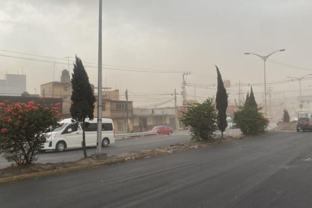 tormenta de polvo en puebla miercoles