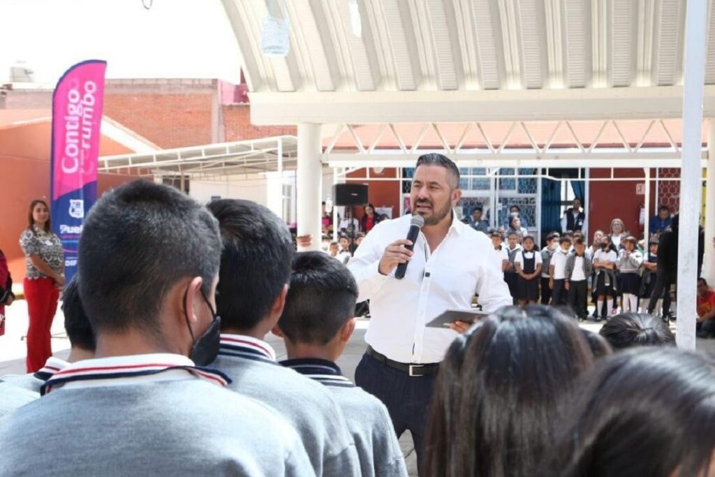 Ayuntamiento de Puebla inaugura desayunador escolar en primaria de Bosques de Manzanilla