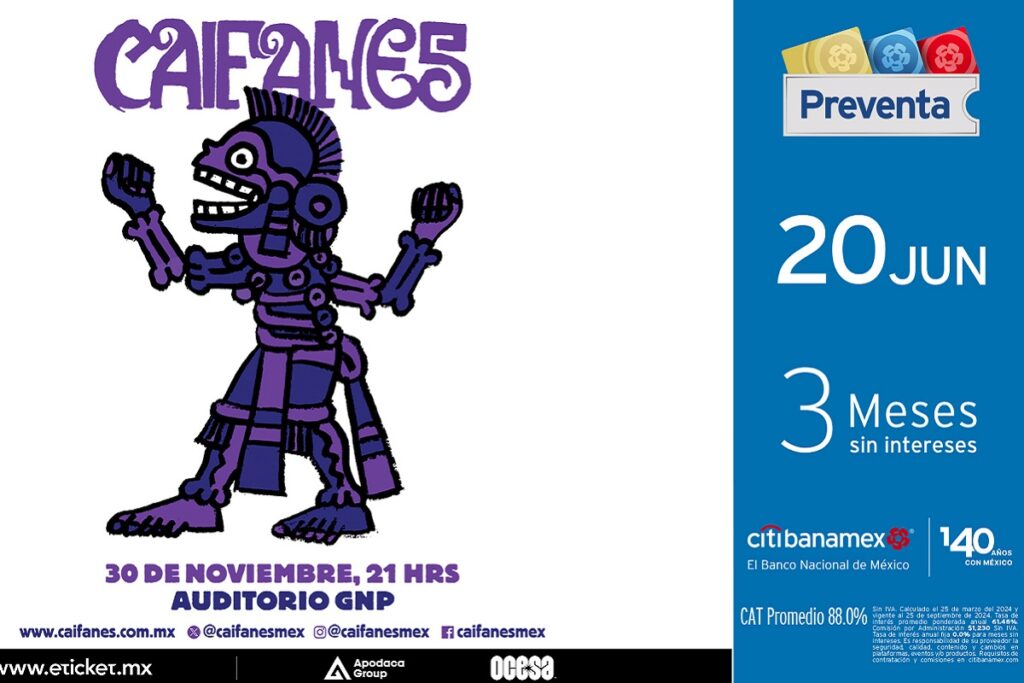 Caifanes en Puebla Fecha, lugar y Preventa