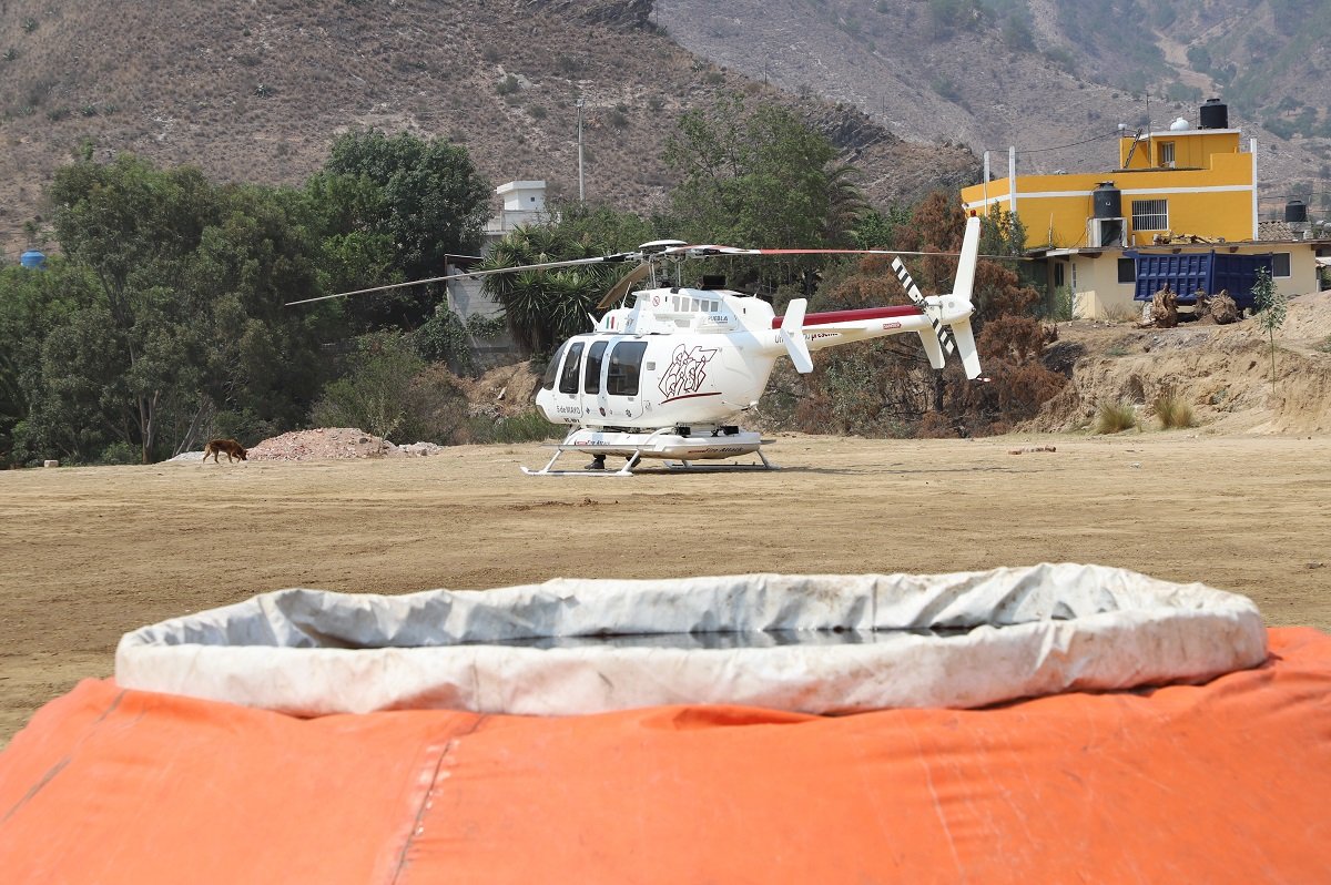 Combate gobierno estatal incendios forestales de manera frontal, reafirma Sergio Salomón