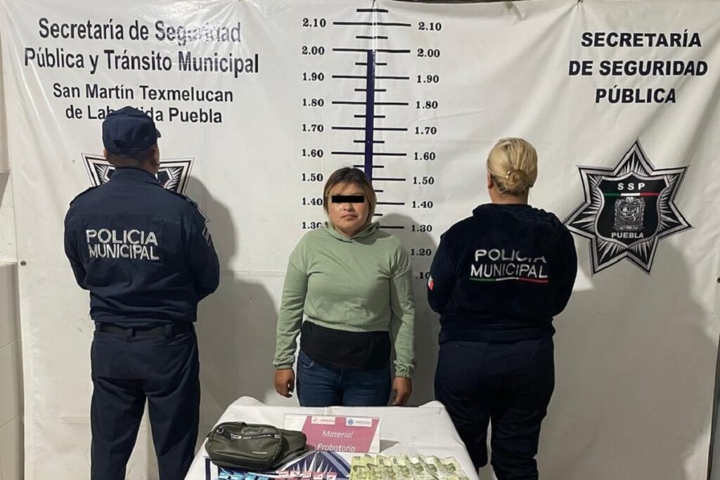 Detienen a La Gringa lider de un grupo criminal en Moyotzingo