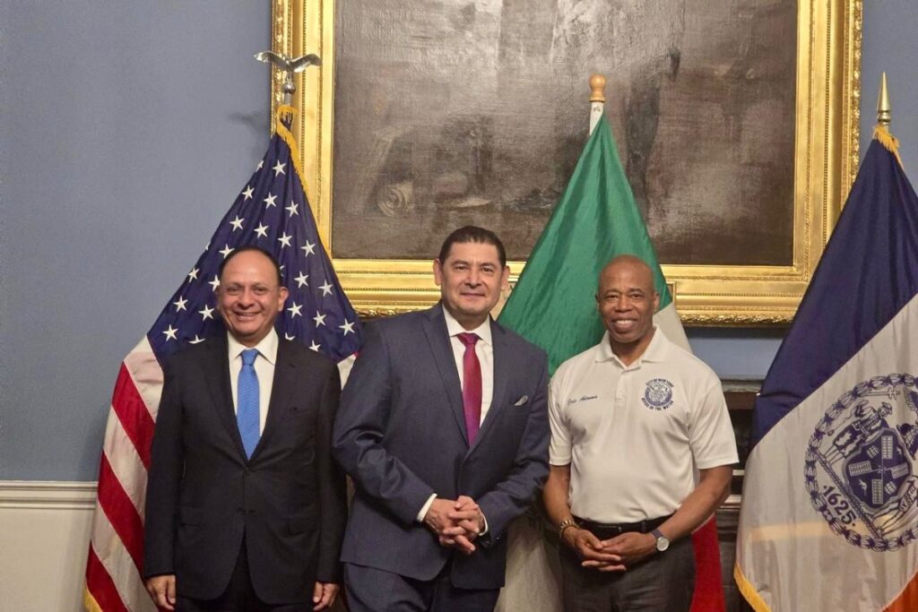 Gira de trabajo del gobierno de transición de Puebla en Nueva York fortalece la seguridad estatal