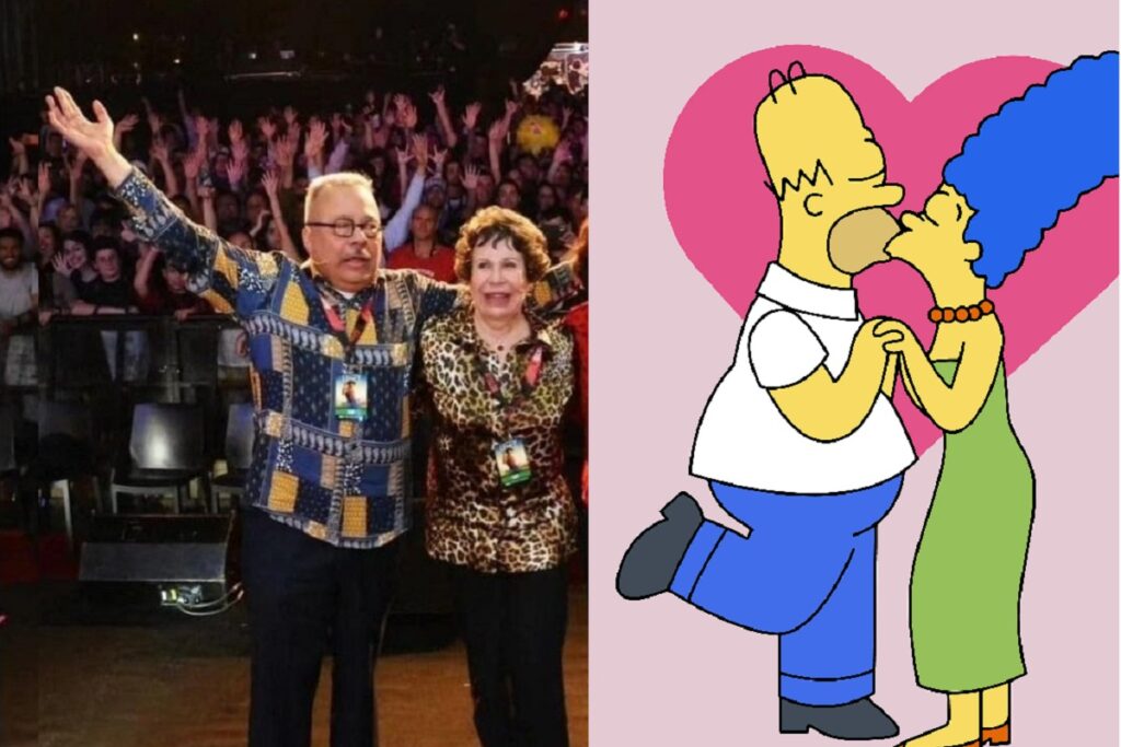 Humberto Velez voz de Homero Simpson se despide de Nancy MacKenzie