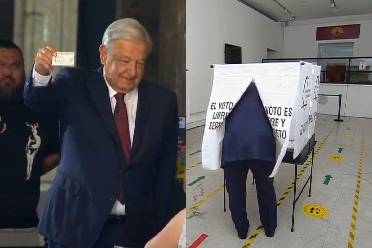 EN VIVO: Emite López Obrador su último voto como presiedente de México 1 AMLO vota 2024