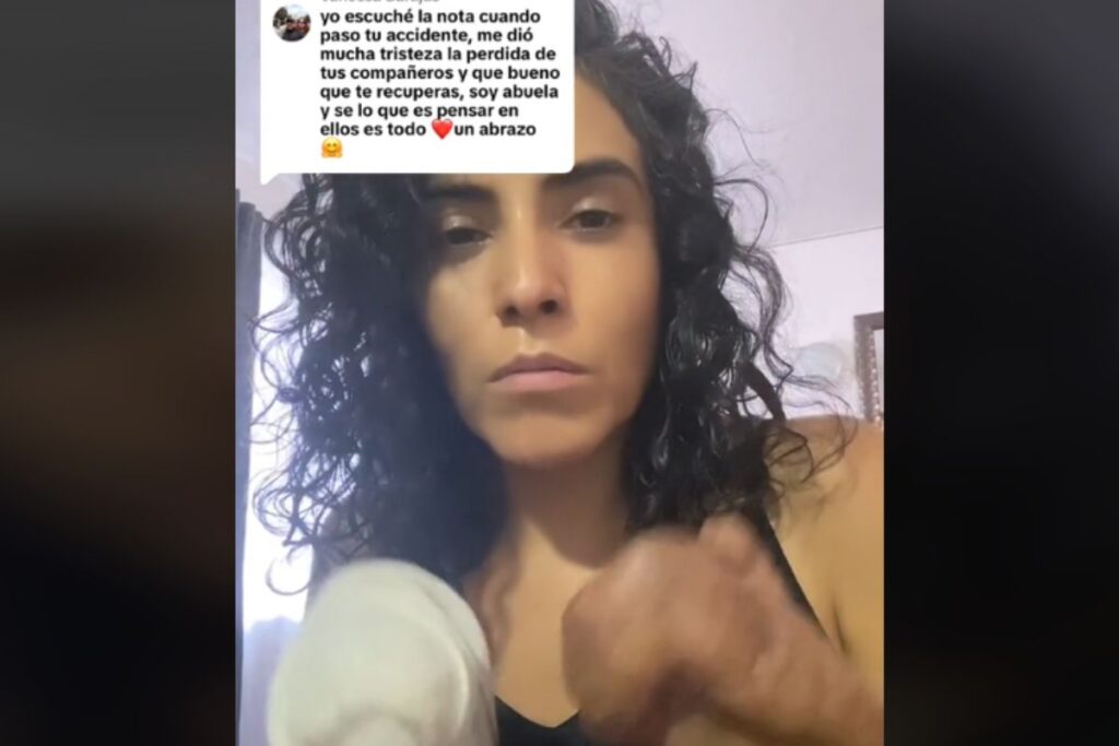 Andrea sobreviviente Pico de Orizaba