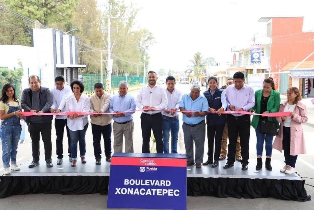 rehabilitación del bulevar Xonacatepec