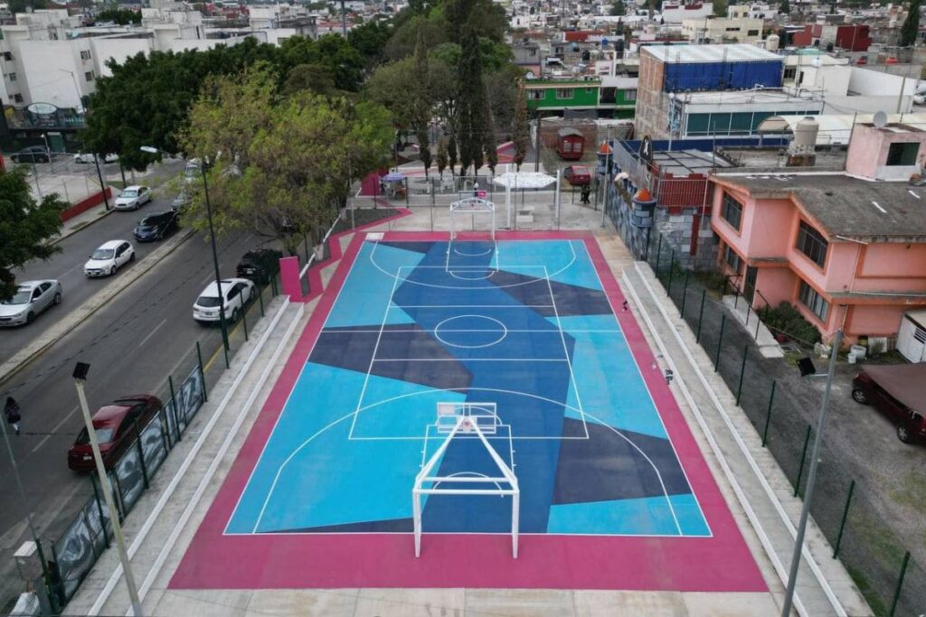 ayuntamiento de Puebla rehabilita parque Juan Pablo II