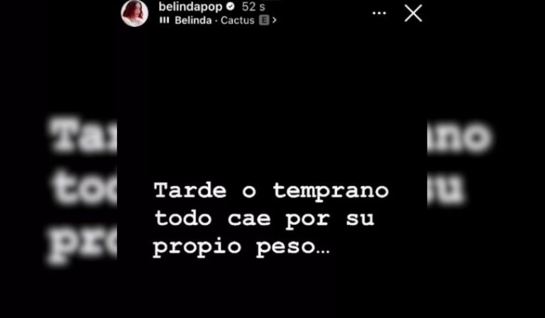 "Todo cae por su propio peso": el mensaje de Belinda al noviazgo de Nodal y Ángela Aguilar