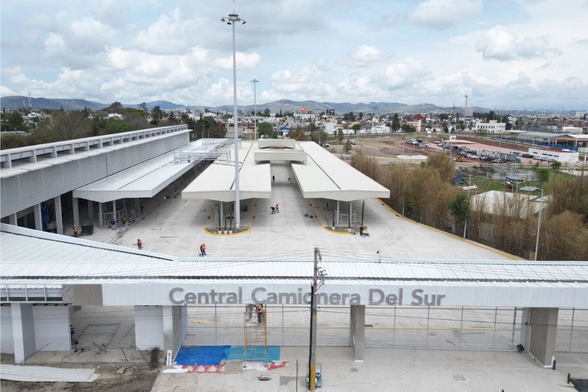 FOTOS: Así luce la Central Camionera del Sur a días de su inauguración 1 avance Centra Camionera del Sur