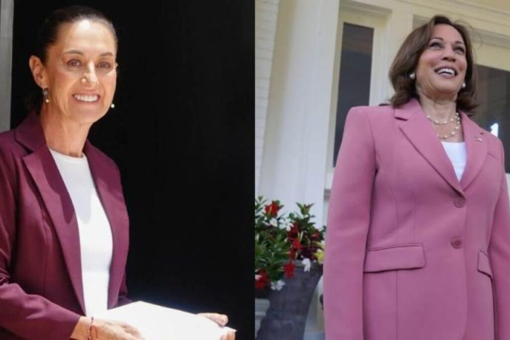 Claudia Sheinbaum llamdaa Kamala Harris
