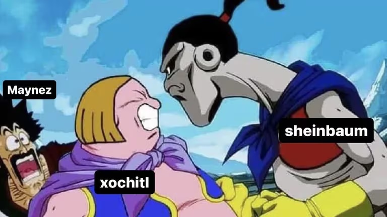 claudia sheinbaum meme dragon ball