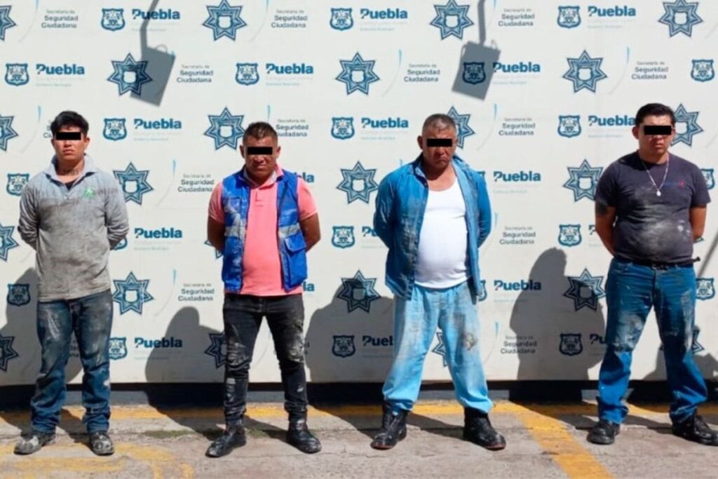 detenidos robar cables de Telmex