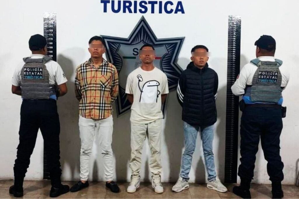 detenidos robo Línea 3 de RUTA