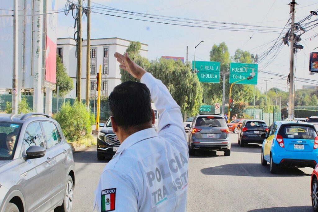 Informa Ayuntamiento de San Andrés Cholula cambio de circulación en 14 Oriente
