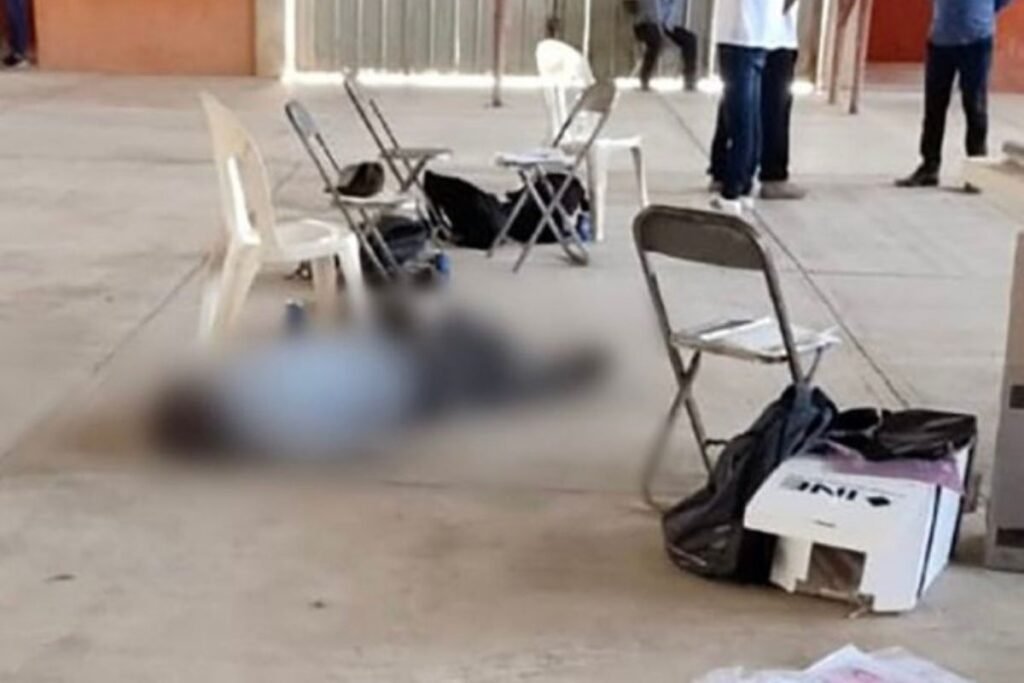 funcionario de casilla muere en Eloxochitlán