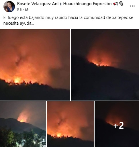 incendios sierra norte