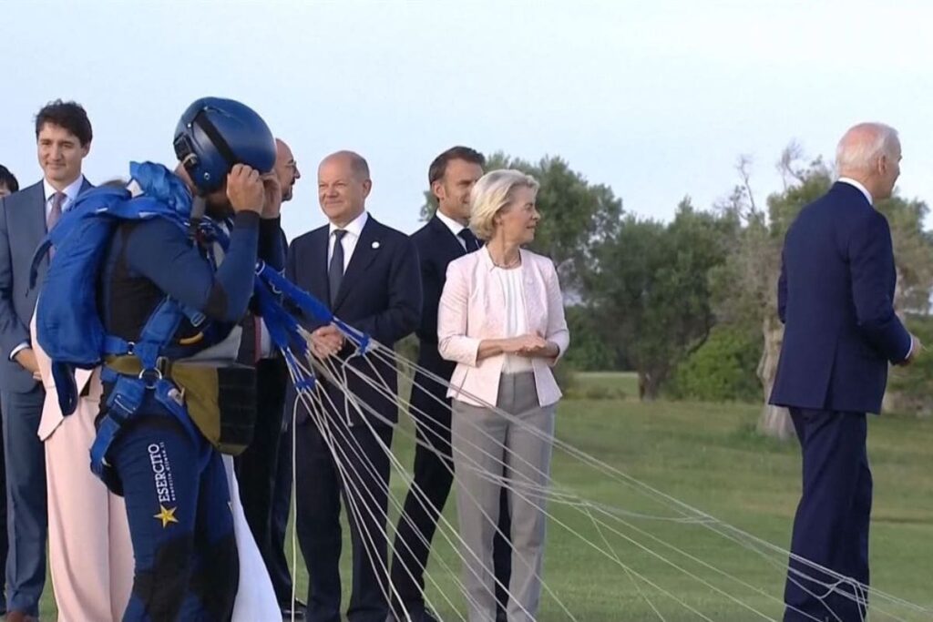 Joe Biden desorientado G7