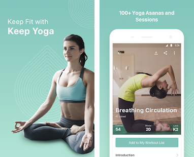 Día Internacional del Yoga: Seis apps para practicar esta disciplina en casa 9 Keep Yoga
