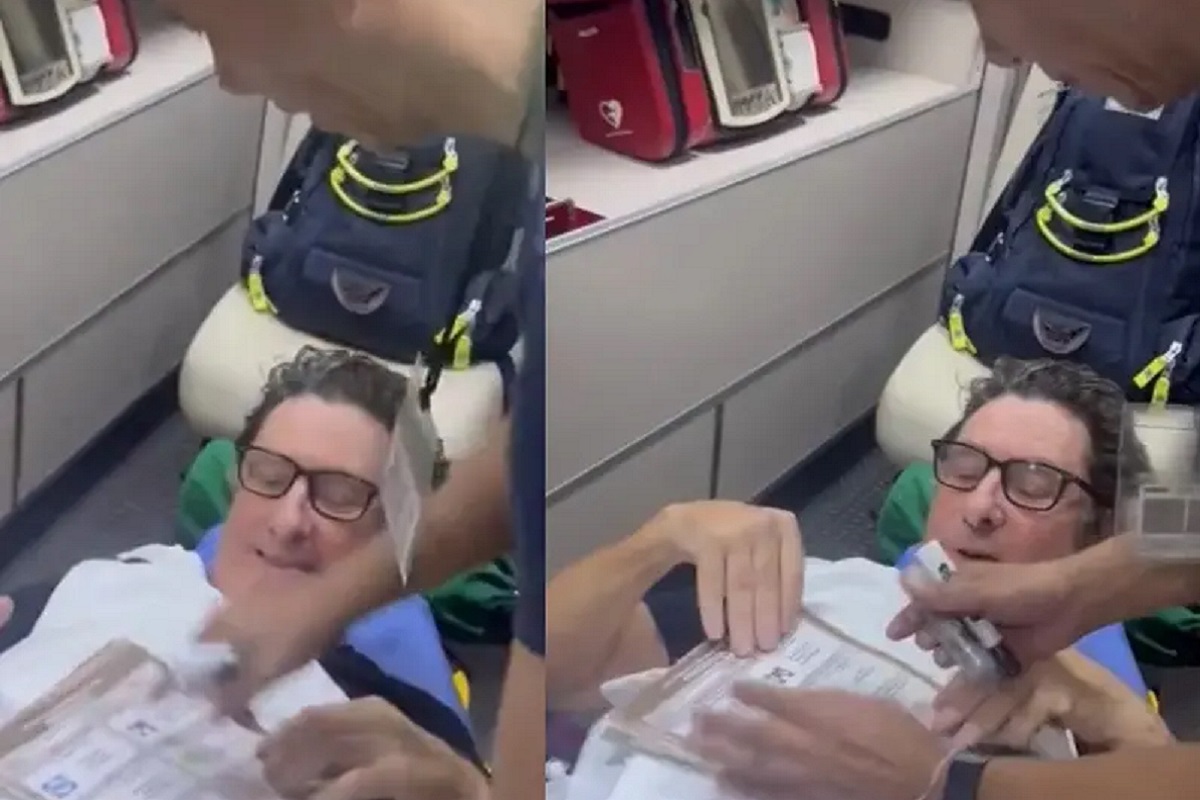 VIDEO: Hombre con fractura en pelvis llega en ambulancia a casilla para votar en Yucatán 1 llega a votar en ambulancia yucatan