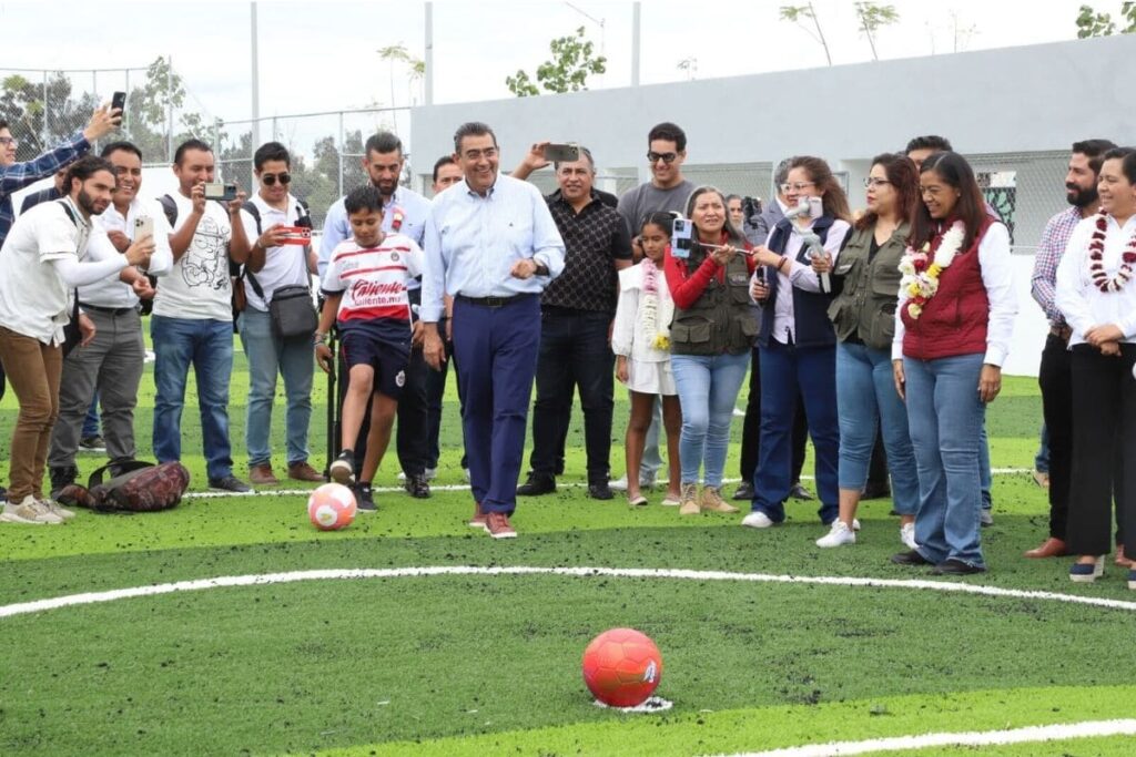 Sergio Salomón multideportivo Atlixco