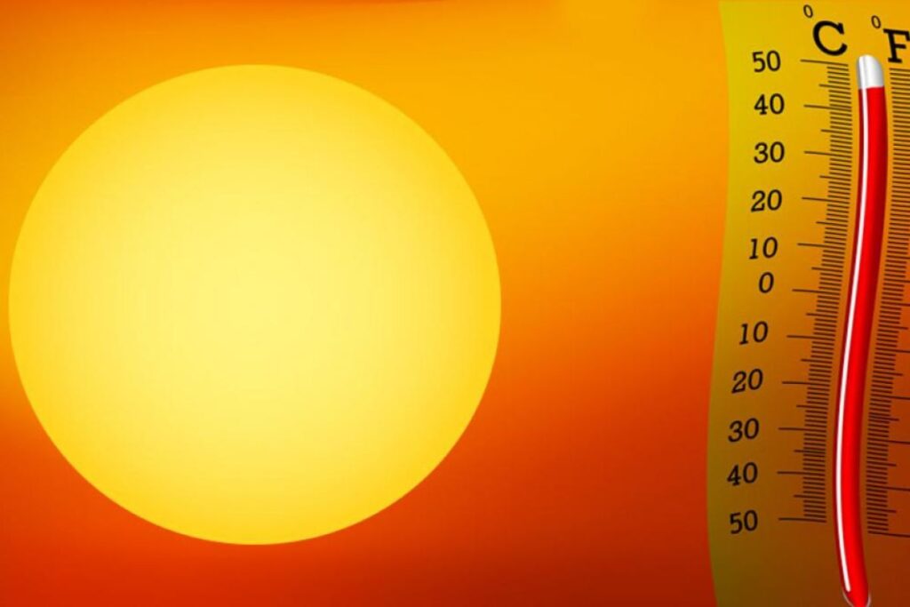 temperatura del planeta en aumento