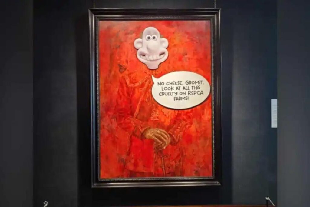 vandalizan retrato rey Carlos III