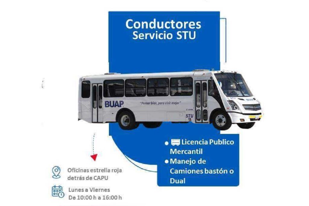 Estrella Roja busca operadores para el Servicio de Transporte Universitario, estos son los requisitos