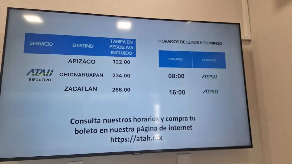 CAPU Sur lineas de autobuses destinos precios y horarios 2