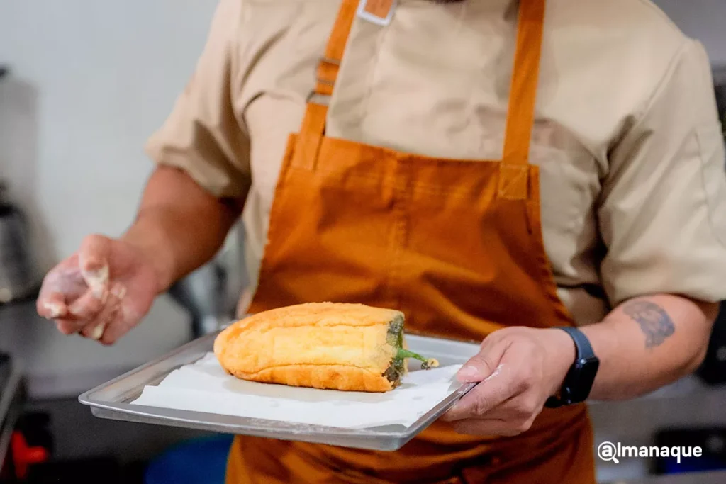 Chile en nogada de Jacinto y yo Puebla 2