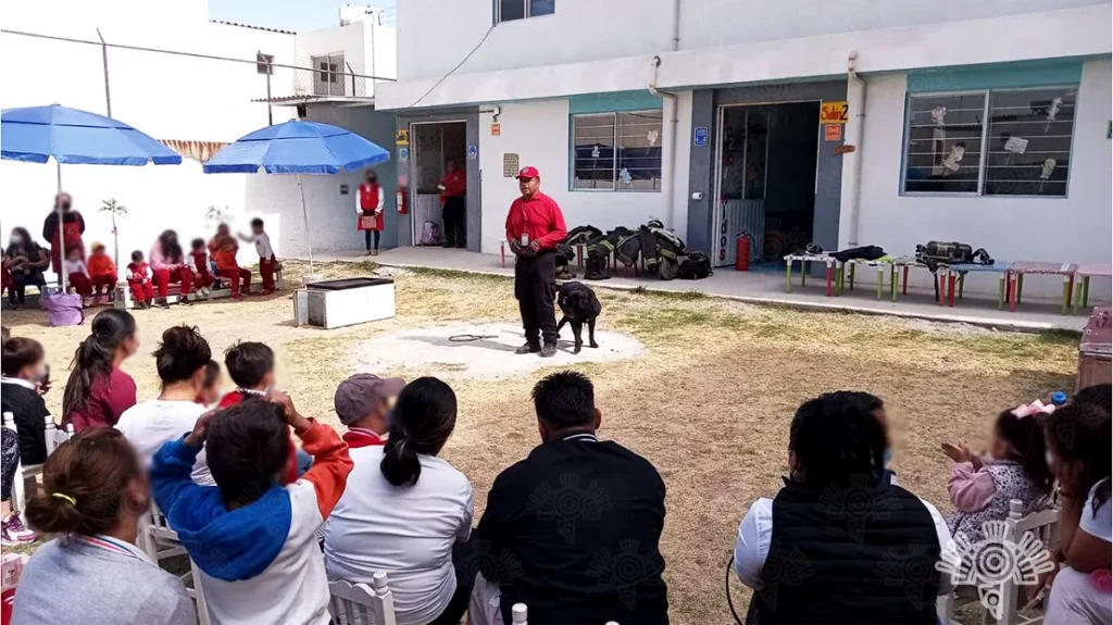 Despide SSP con honor a Dana ejemplar canina de Bomberos