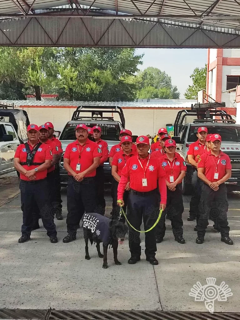 Despide SSP con honor a Dana ejemplar canina de Bomberos 4