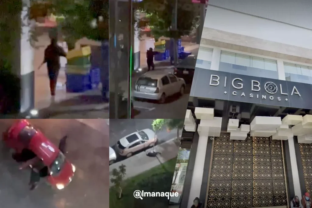 Dos muertos y dos heridos deja ataque directo en el casino Big Bola de Sonata