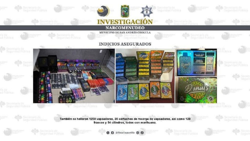 Fiscalía de Puebla y SSP desmantelan almacén del narcolaboratorio en Cholula