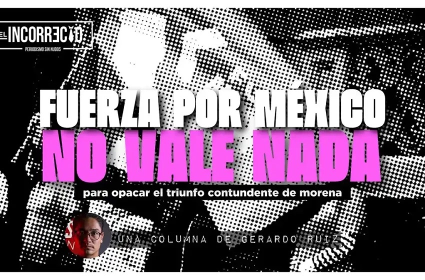 Fuerza Social por México no vale nada para opacar el triunfo contundente de Morena