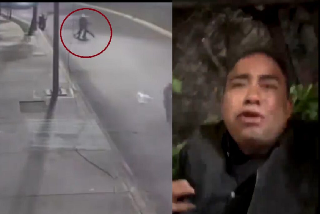 motociclista arrastra a joven debajo de un puente en la cdmx