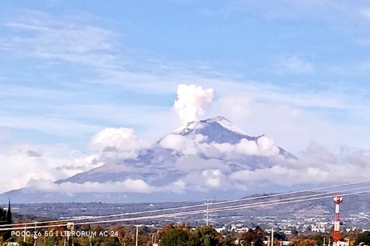 VIDEO: Popocatépetl amanece con intensa actividad volcánica 1 POPOCATEPETL