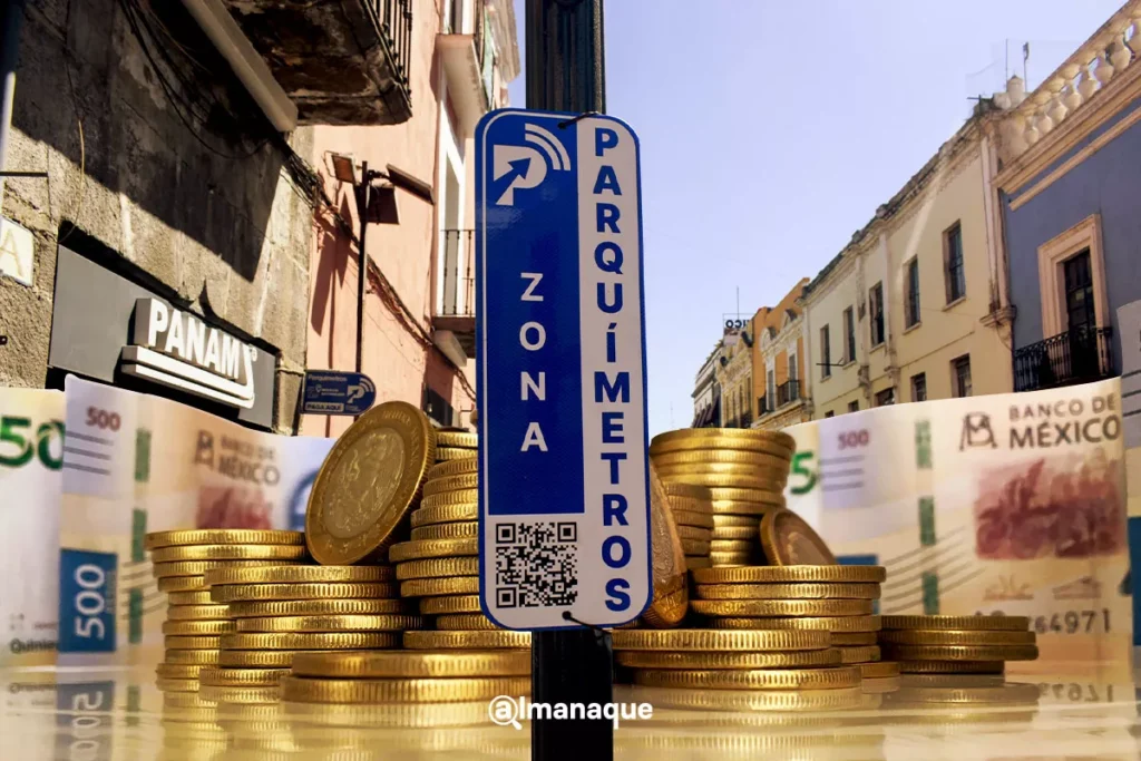 Parquimetros de Puebla han recaudado mas de 22 mdp en lo que va del 2024 el 50 proviene de multas